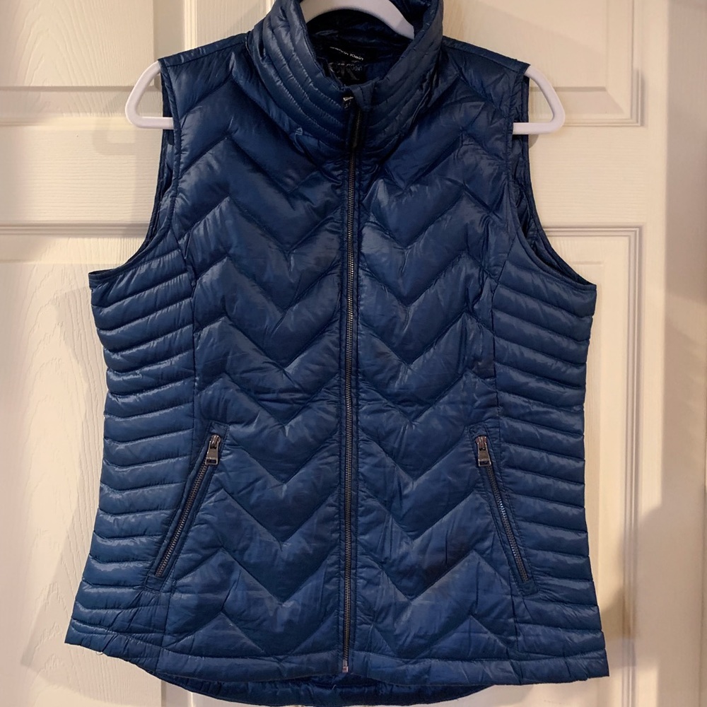 Blue Calvin Klein Puffer Vest Large